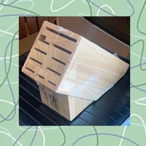 K.A Henckels International 11 slot Wood Knife Block